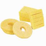 Solder Tip Cleaning Sponge with Center Hole, 2-1/8 x 1-1/2 x 1", 10 per Pack redirect to product page